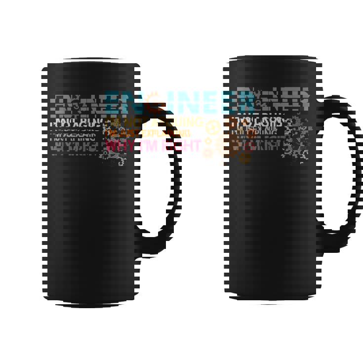 Ingeniero No Arguing Engineering Quote Engineers Taza de café