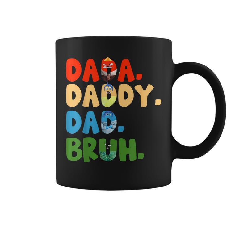 Inside Out Dada Daddy Dad Bruh Fathers Day Coffee Mug