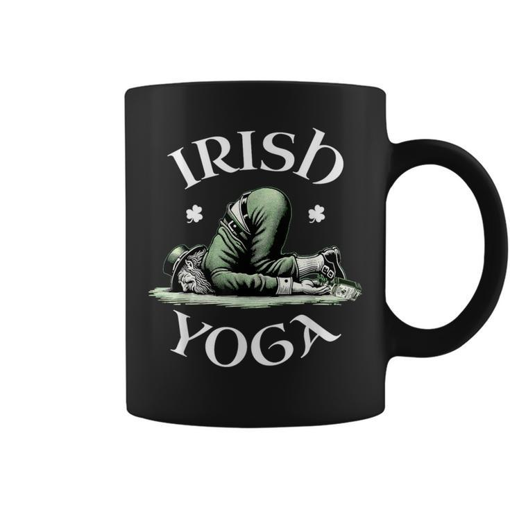 Irish Yoga Festive Green St Paddy's Day Humor Coffee Mug