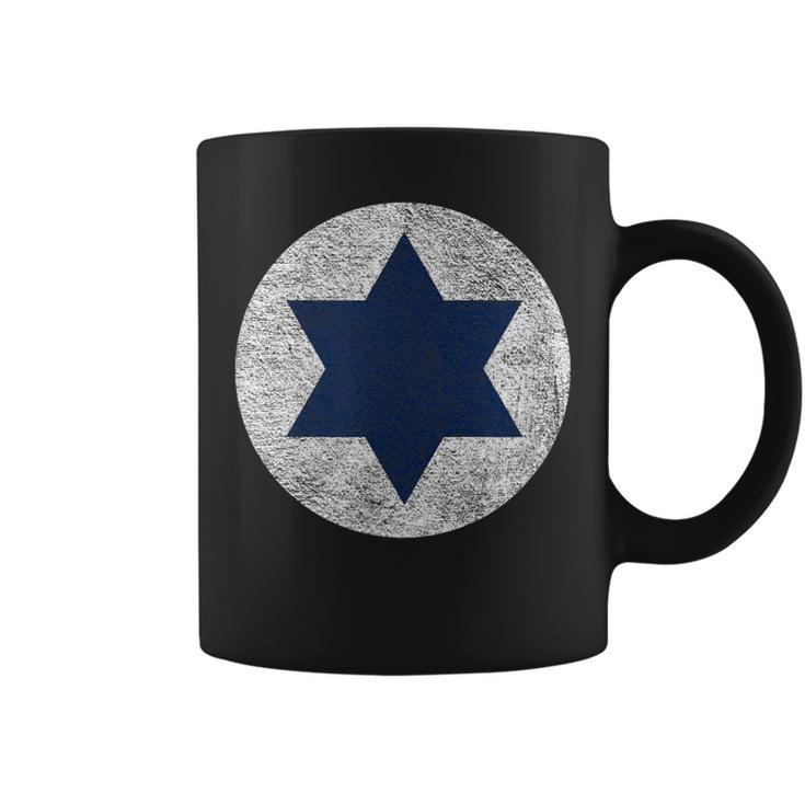 Israeli Air Force Israel Defense Roundel Flag Star Of David Coffee Mug
