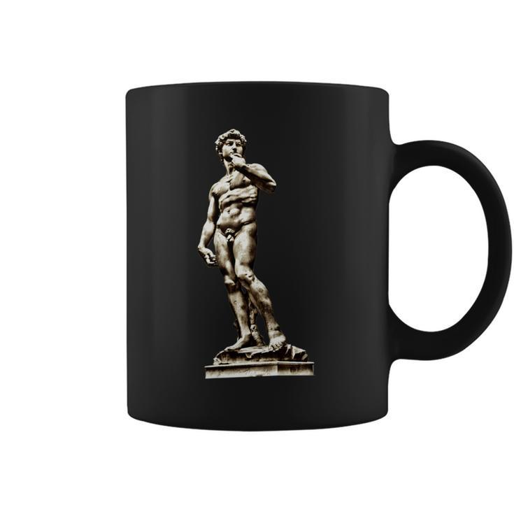 Italian Sculptor Michelangelo's Statue Of David Coffee Mug