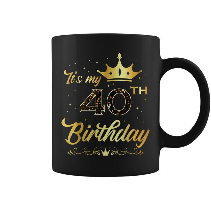 It's My 40 Year Old Birthday Party 40Th B-Day Matching Coffee Mug