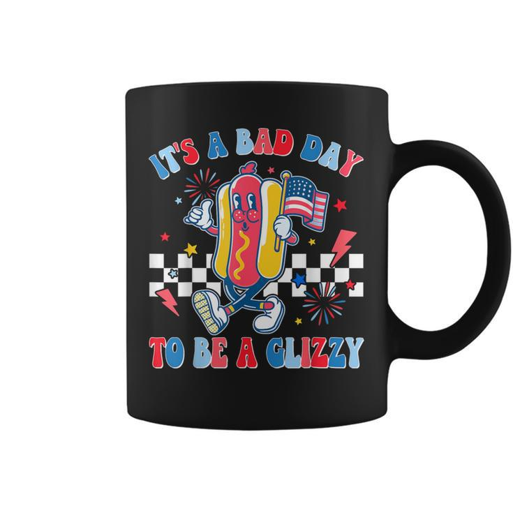 It’S A Bad Day To Be A Glizzy 4Th Of July Hotdog 4Th Coffee Mug