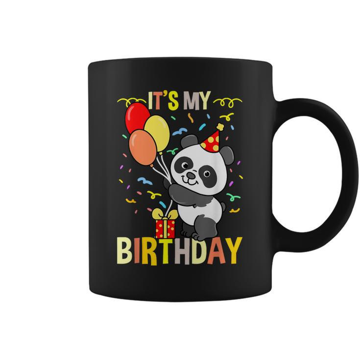 Its My Birthday Panda Animal Coffee Mug