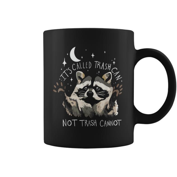 It's Called Trash Can Not Trash Cannot Retro Vintage Raccoon Coffee Mug