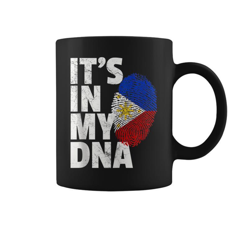 It's In My Dna Filipino Philippines Flag National Pride Coffee Mug