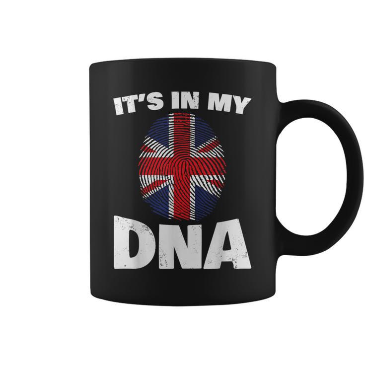 It's My Dna Uk Union Jack United Kingdom England Coffee Mug