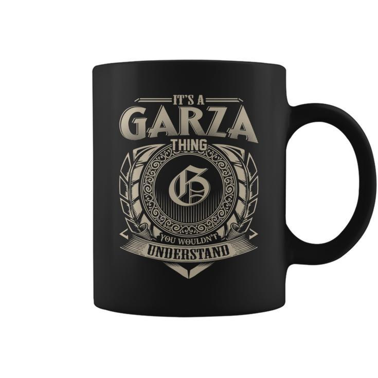 It's A Garza Thing You Wouldn't Understand Name Vintage Coffee Mug