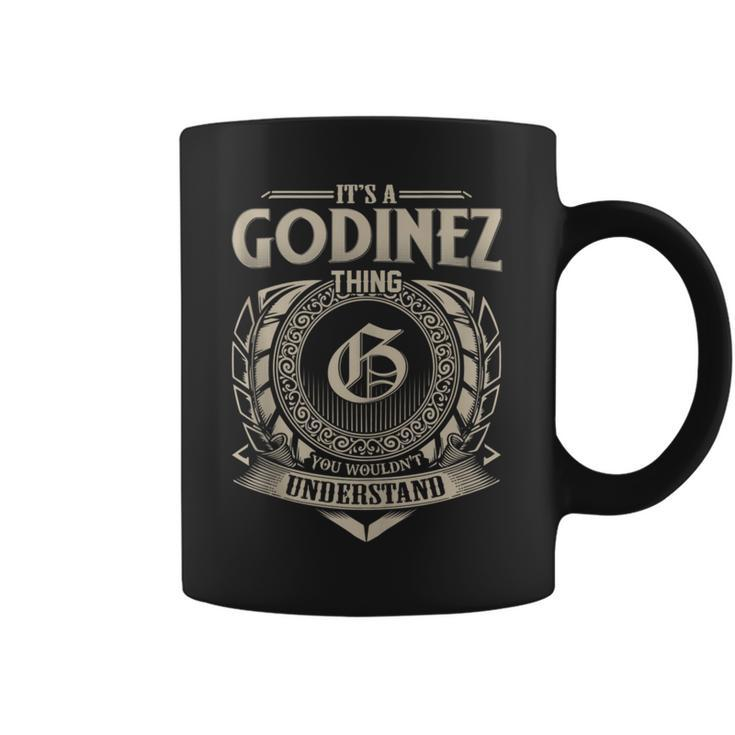 It's A Godinez Thing You Wouldn't Understand Name Vintage Coffee Mug