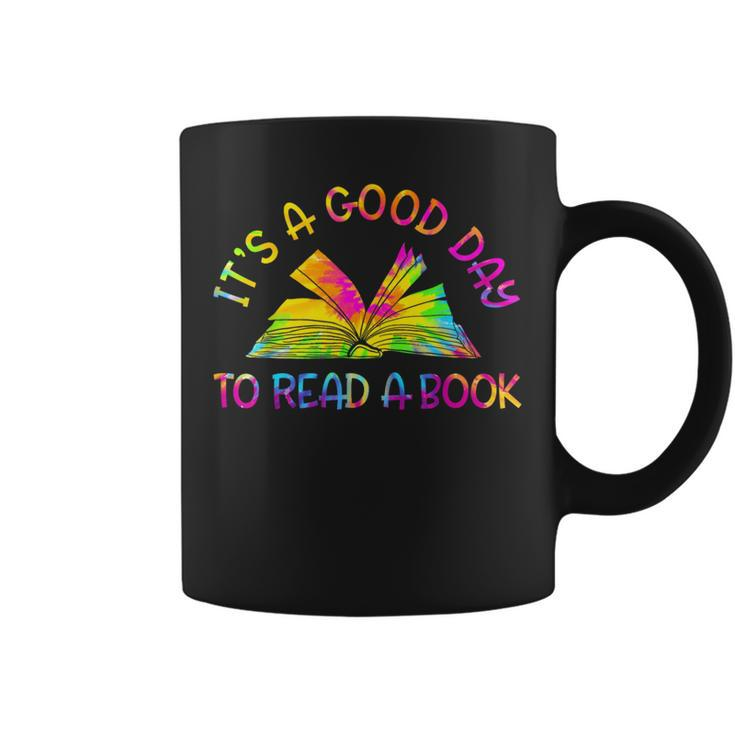 It’S A Good Day To Read A Book Lovers Library Reading Tiedye Coffee Mug
