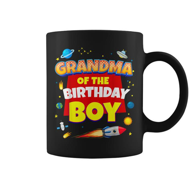 Its My Grandma Birthday Boy Space Astronaut Family Matching Coffee Mug