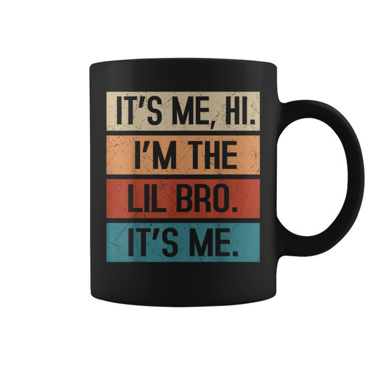 Its Me Hi Im The Lil Brother Its Me Fathers Day For Men Coffee Mug