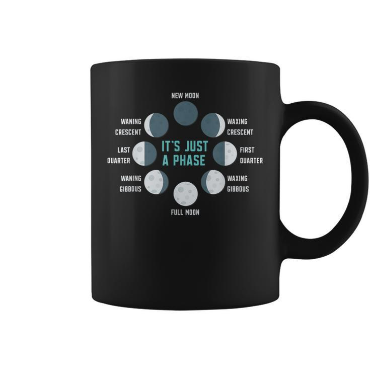 It's Just A Phase Lunar Eclipse Astronomy Moon Phase Coffee Mug
