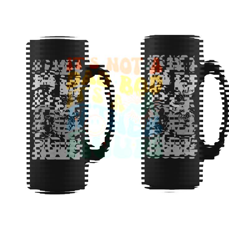 It's Not A Dad Bod It's A Father Figure Groovy Father's Day Coffee Mug