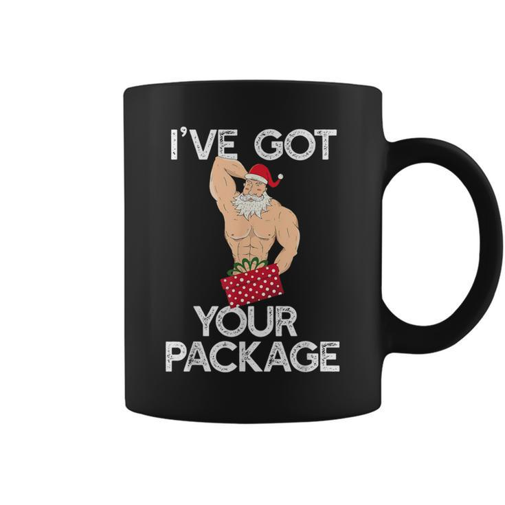 I've Got Your Package Sexy Santa Claus Meme Coffee Mug