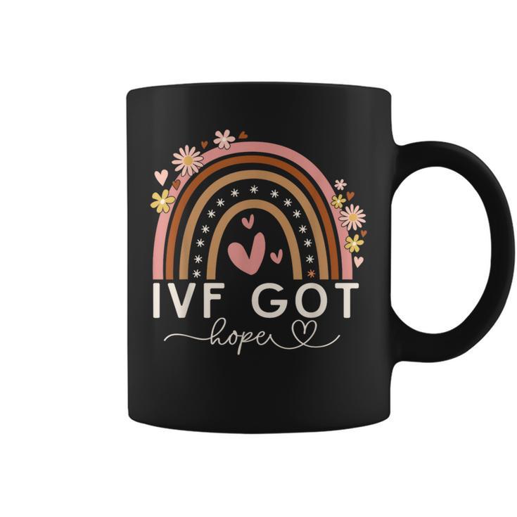 Ivf Got Hope Ivf Suprises For Vintage Rainbow Coffee Mug