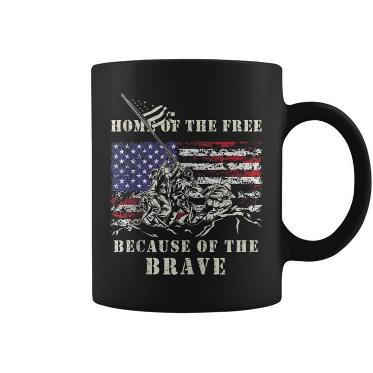Iwo Jima Wwii Veteran Memorial Day Usa Flag Army Patriotic Coffee Mug