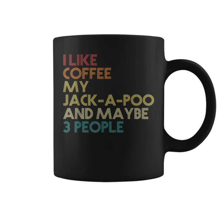 Jack-A-Poo Dog Owner Coffee Lovers Quote Vintage Retro Coffee Mug