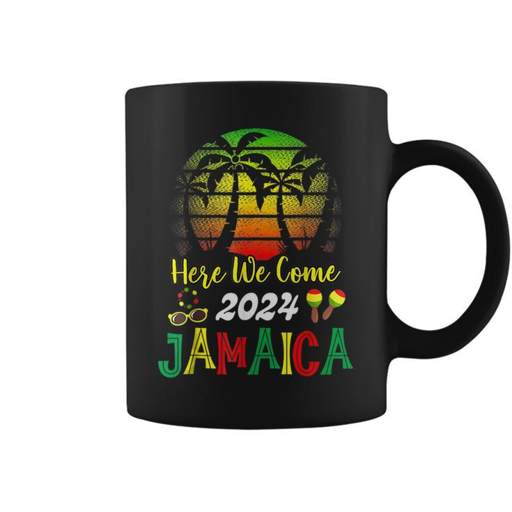 Jamaica 2024 Here We Come Matching Family Vacation Trip Coffee Mug