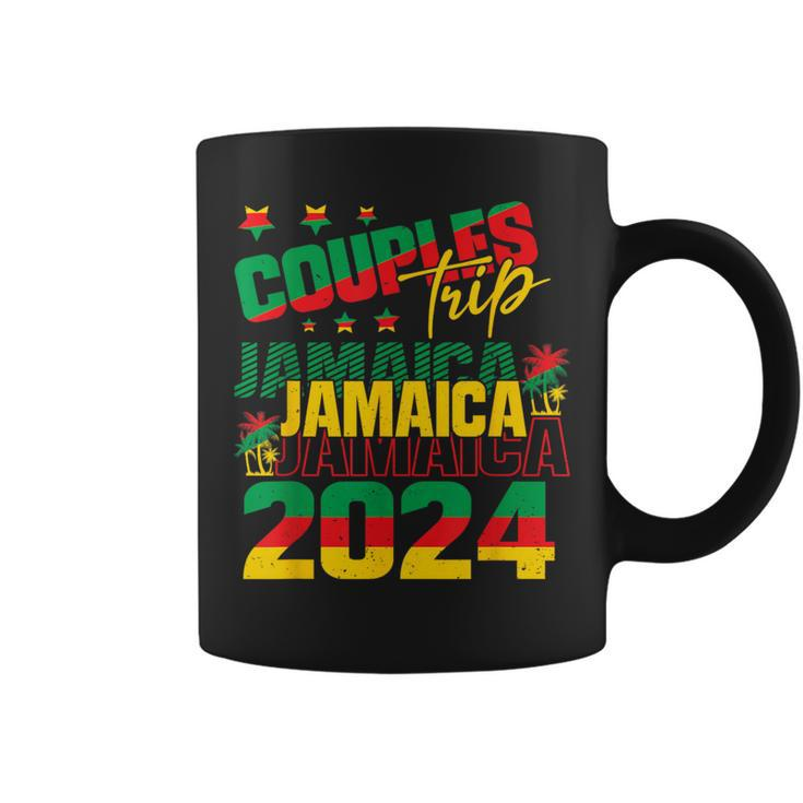 Jamaica Couples Trip Anniversary Vacation 2024 Caribbean Coffee Mug