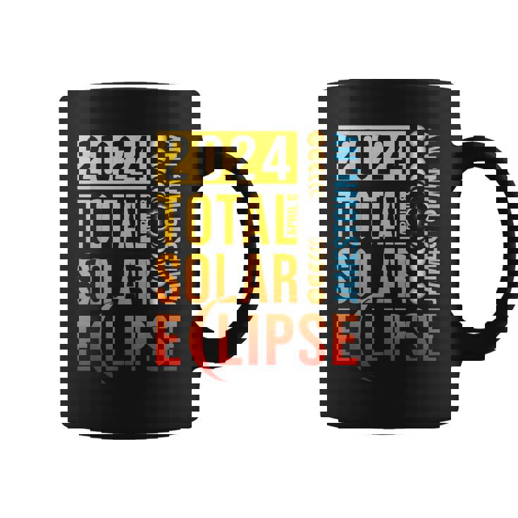 Jamestown New York Total Solar Eclipse 2024 Coffee Mug Seseable UK