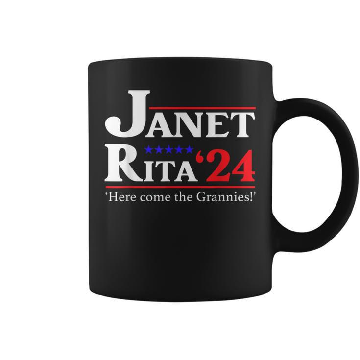 Janet And Rita 2024 Here Come The Grannies Coffee Mug