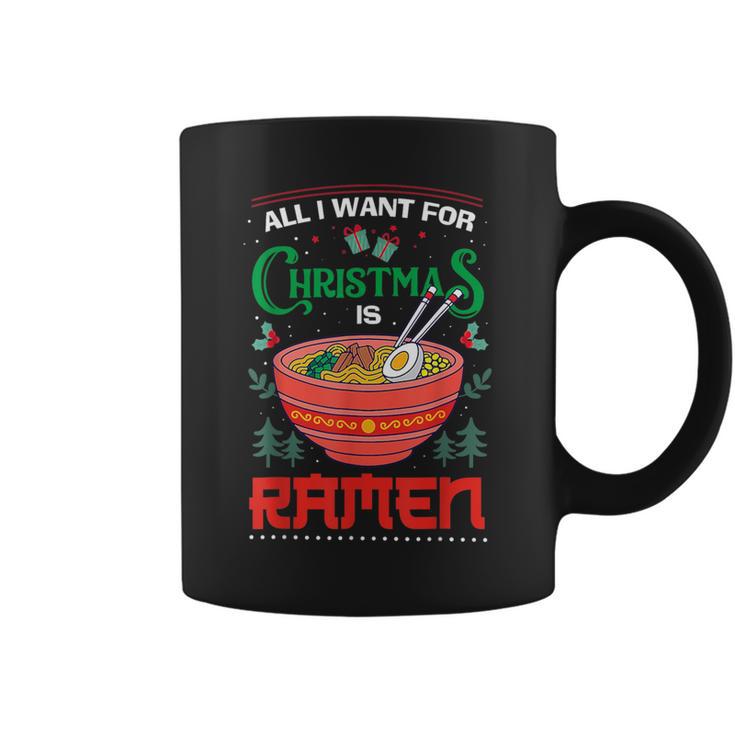 Japan Ramen Ugly Christmas Anime Christmas Coffee Mug