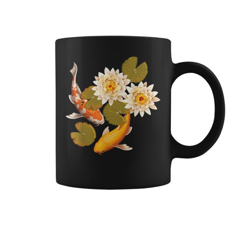 Japanese Koi Fish Japan Butterfly Carp Nishikigoi Fish Pond Coffee Mug