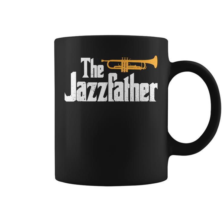 The Jazzfather Music Dad Musician Pun Father's Day Coffee Mug