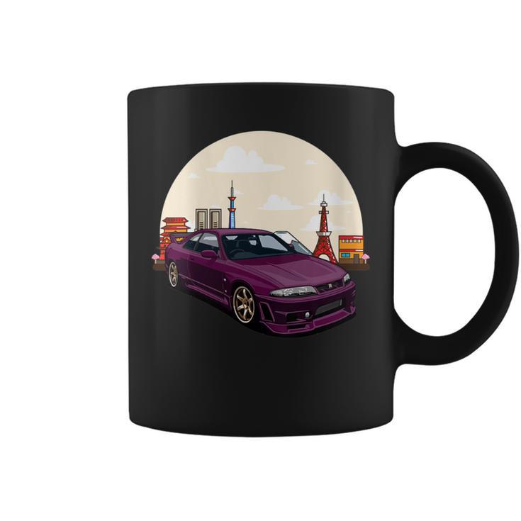 Jdm Skyline R33 Car Tuning Japan Tokio Drift Coffee Mug