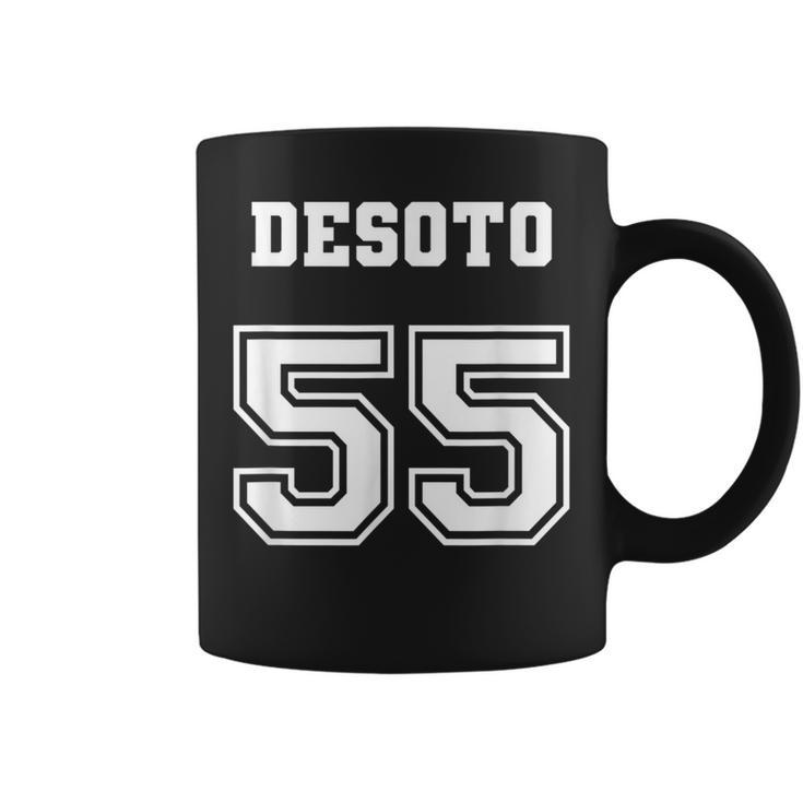 Jersey Style Desoto De Soto 55 1955 Antique Classic Car Coffee Mug