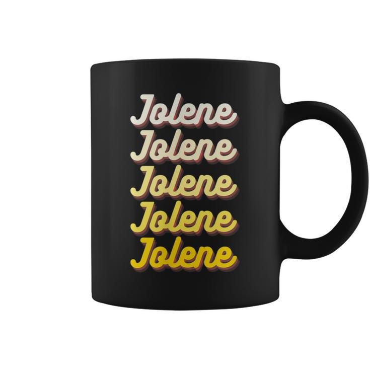 Jolene Retro Earth Toned Boho  Women Coffee Mug