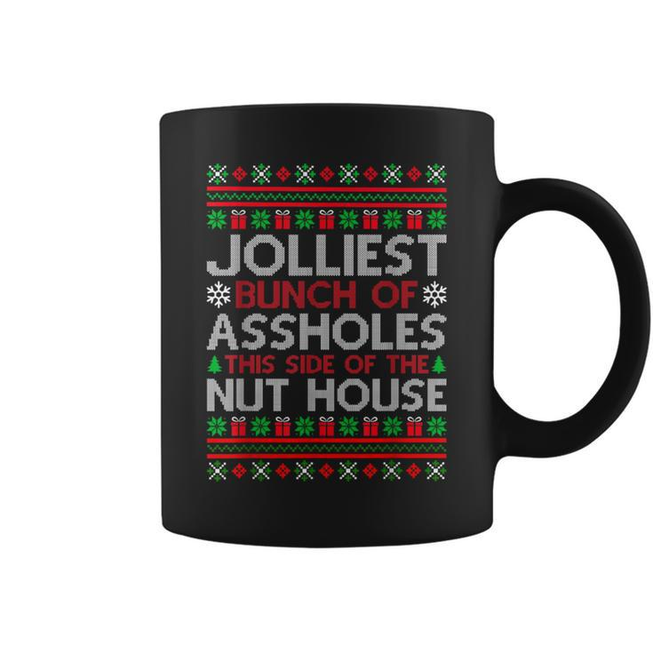 Jolliest Bunch Of A-Holes Christmas Pajamas Movie Coffee Mug