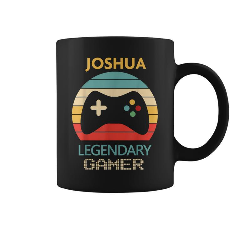 Joshua Name Personalised Legendary Gamer Coffee Mug