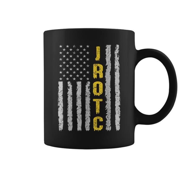 Jrotc United States Rotc Junior Cadet Jrotc American Flag Coffee Mug