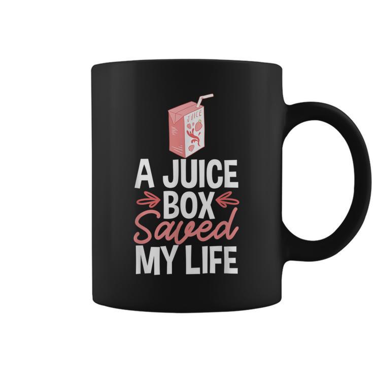 A Juice Box Saved My Life Diabetes Dm Ketoacidosis Diabetic Coffee Mug