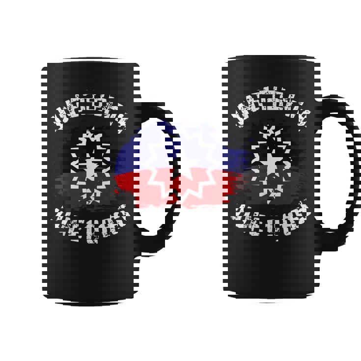 June 19 1865 Black Freedom Black History Junenth Flag Coffee Mug