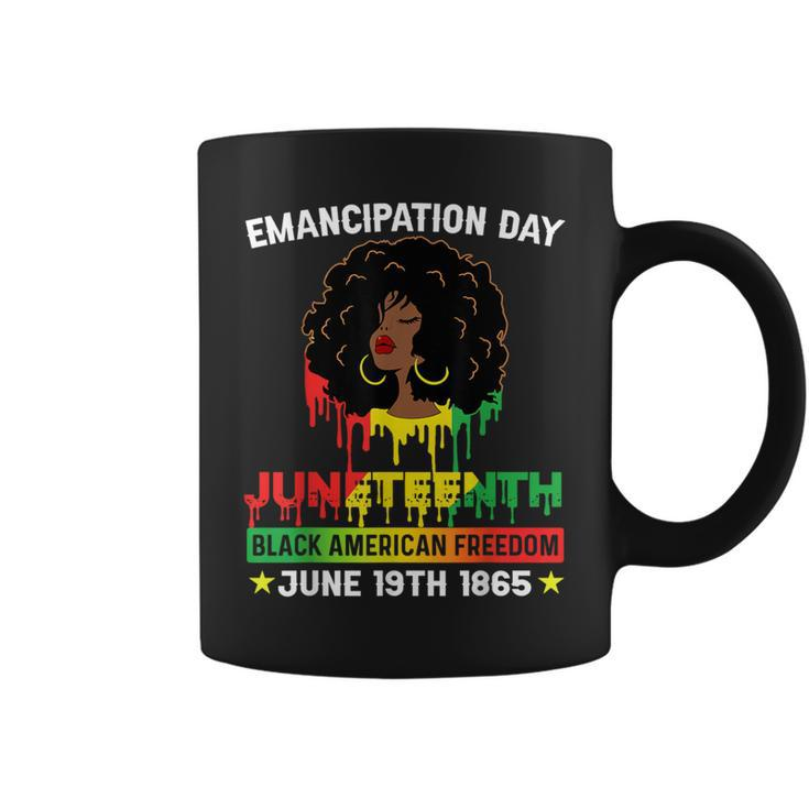 Junenth African Black American Feedom 1865 Coffee Mug