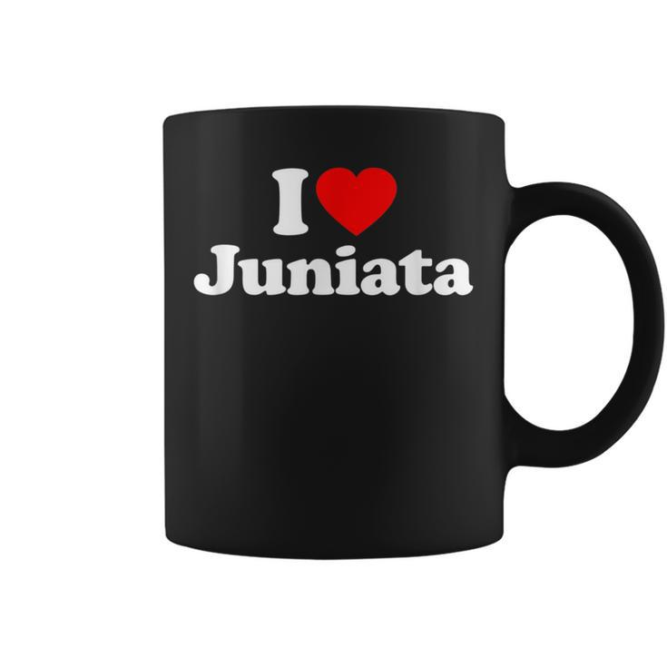 Juniata Love Heart College University Alumni Coffee Mug