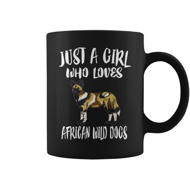 Just A Girl Who Loves African Wild Dogs Coffee Mug
