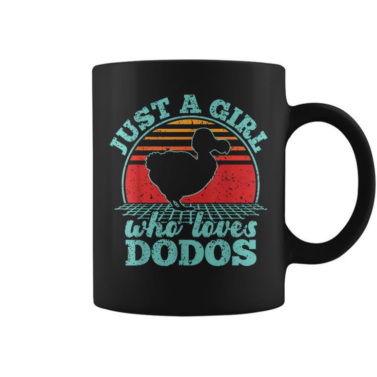 Just A Girl Who Loves Dodos Vintage 80S Style Women Coffee Mug