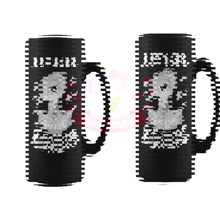 Just A Girl Who Loves Koala Bear Christmas Birthday Coffee Mug