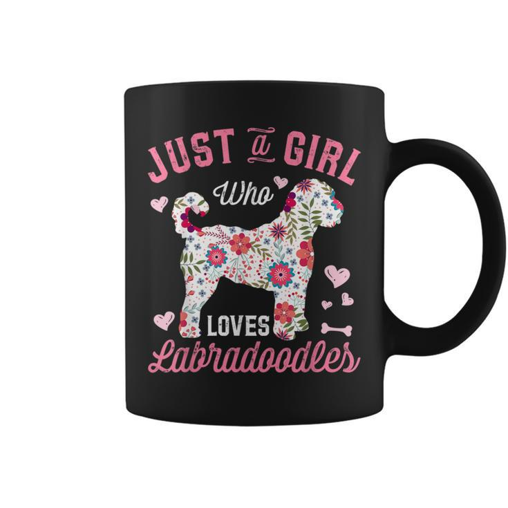 Just A Girl Who Loves Labradoodle For Dog Lover Coffee Mug