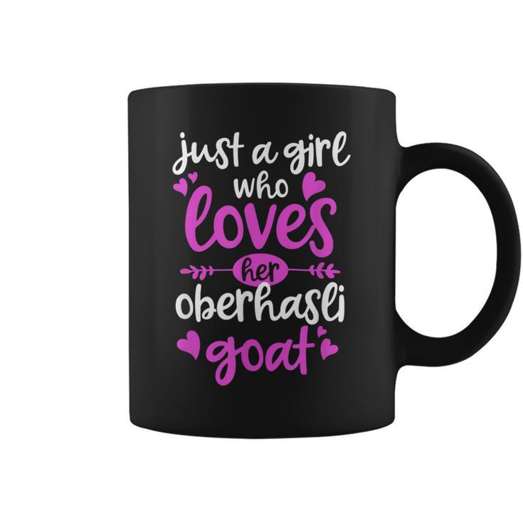 Just A Girl Who Loves Her Oberhasli Goat Coffee Mug