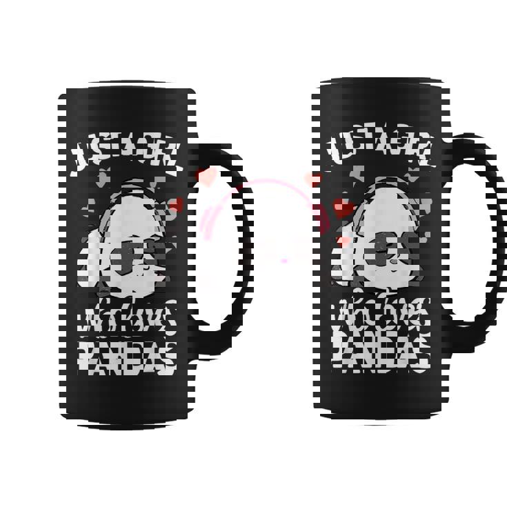 Just A Girl Who Loves Pandas Cute Kawaii Panda Girls Coffee Mug