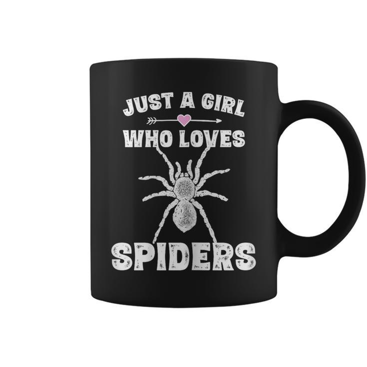 Just A Girl Who Loves Spiders Spider Girls Coffee Mug