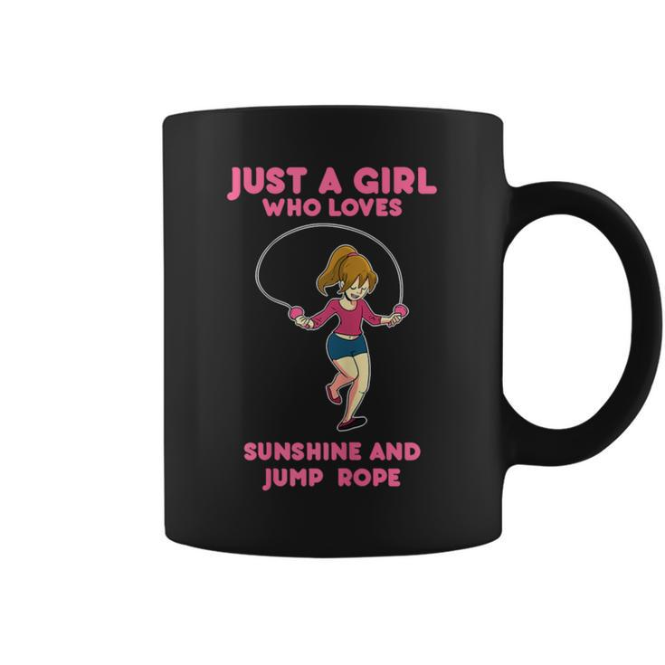 Just A Girl Who Loves Sunshine And Jump Rope Coffee Mug