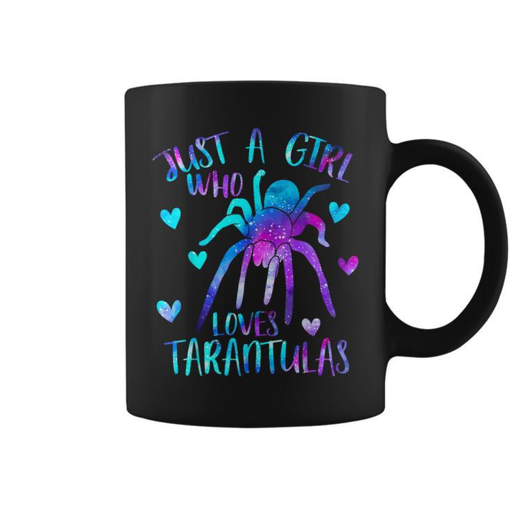 Just A Girl Who Loves Tarantulas Galaxy Spider Lover Coffee Mug