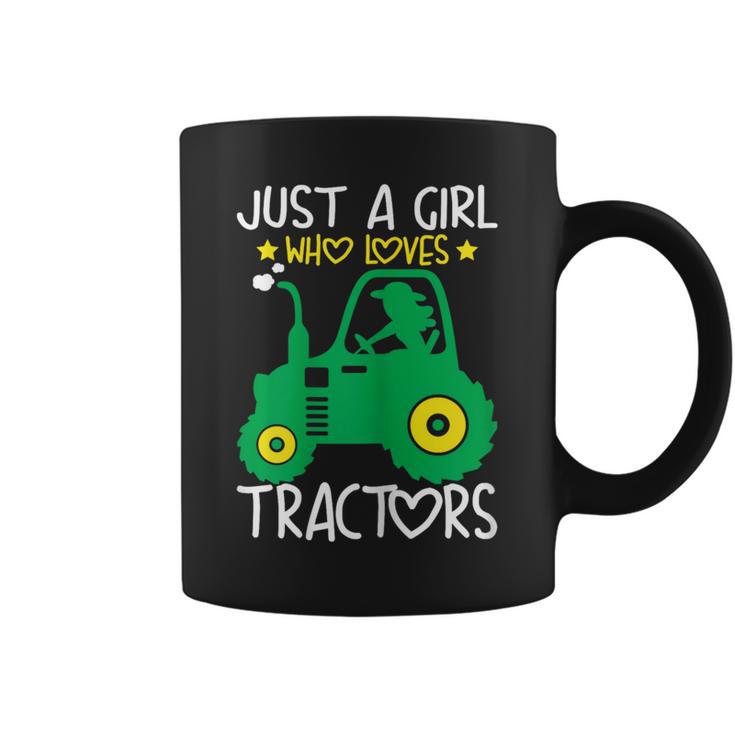 Just A Girl Who Loves Tractors Farm Lifestyle Lover Girls Coffee Mug