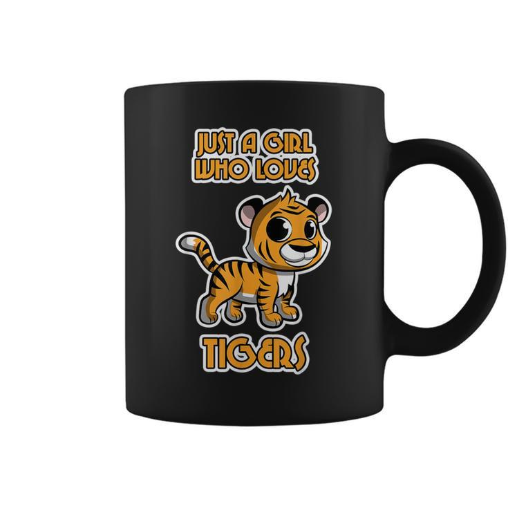 Just A Girl Wo Loves Tigers Tigercat Tiger Coffee Mug